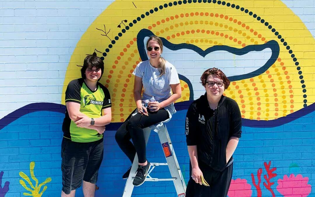Dunlea Dharawal Walk Features Caitlin Trindall’s Mural
